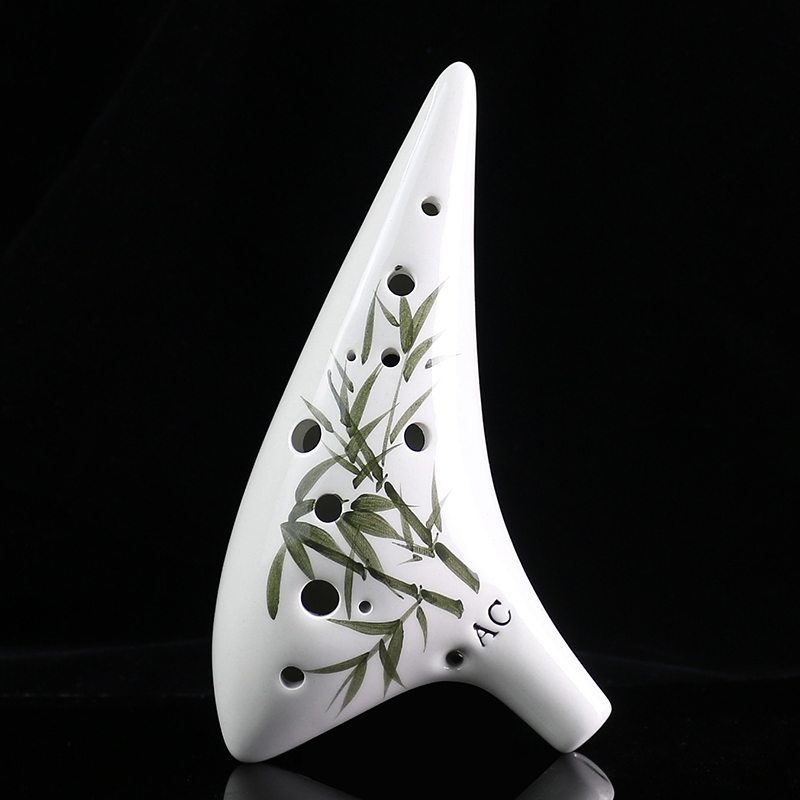 Classic Alto C 12-Hole Ceramic Ocarina – Blue Glaze - Buy Ocarinas