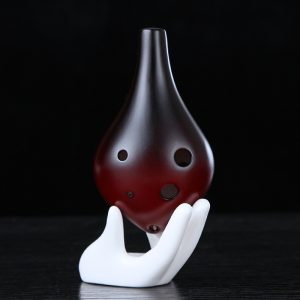 Speckled Brown 6-Hole Ceramic Ocarina – Natural Earth Look
