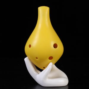 Mini 6-Hole Alto C Ocarina – Solid yellow Resin